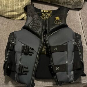Hyperlite Black and Gray Adult Life Vest
